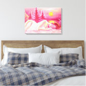 November Sommer Leinwanddruck (Insitu (Schlafzimmer))