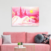 November Sommer Leinwanddruck (Insitu (Wohnzimmer))