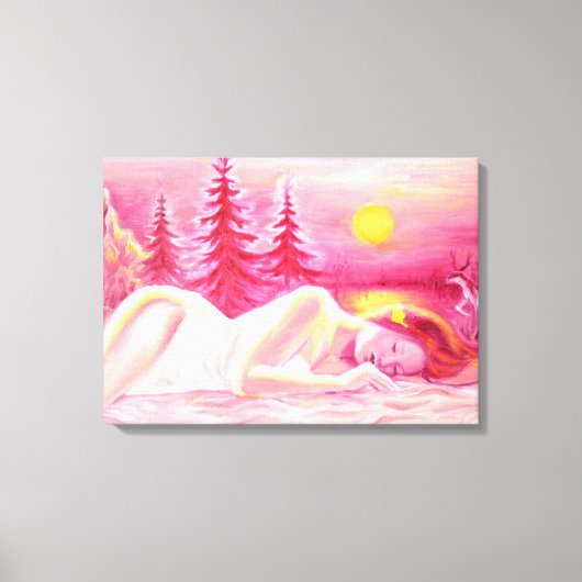 November Sommer Leinwanddruck (Vorderseite)