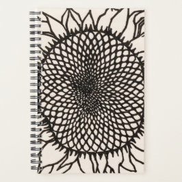 November Sonnenblumen Illustration Julie de Graag Planer