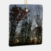 November Sunset Keramikornament (Rechts)