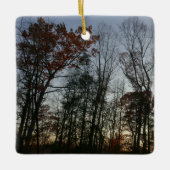 November Sunset Keramikornament (Vorderseite)
