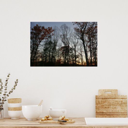 November Sunset Poster (Küche)