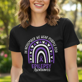 November Tragen Sie Lila Epilepsie-Bewusstsein Tri-Blend Shirt