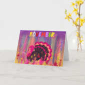 November Türkei Grußkarte Karte (Gelbe Blume)