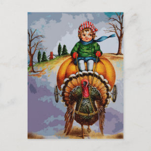NOVEMBER TURKEY TROT POSTKARTE