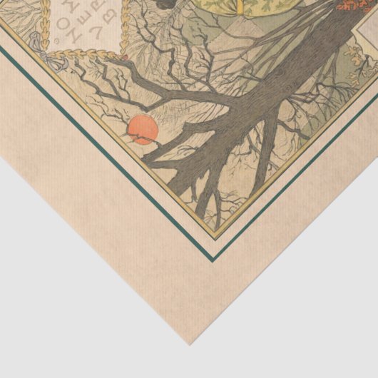 November von Eugene Grasset Seidenpapier (Ausschnitt)