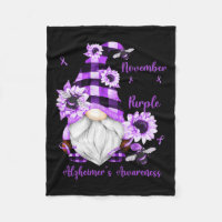 November We Wear Lila Gnomes Alzheimerheimer Awa