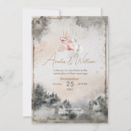 November Wedding Invitation Einladung