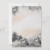 November Wedding Invitation Einladung (Rückseite)