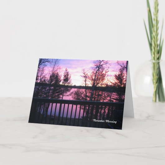 Novembervormittkarte Karte (Vorderseite)