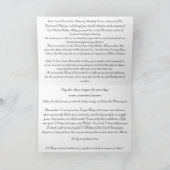 Novena bis Saint Bernadette Karte (Innenseite)