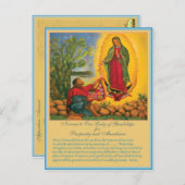 Novena für Wohlstand und Wohlstand Postkarte (Vorne/Hinten)