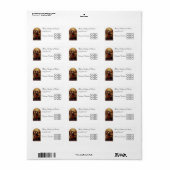 Novena Tracker, Mary Undoer of Knots Adressaufkleber (Vorne)