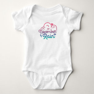 Novermber Rain Baby Strampler