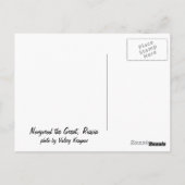 Novgorod the Great, Russland Postkarte (Rückseite)