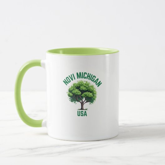 Novi Michigan Heimat Kaffee Tasse (Links)