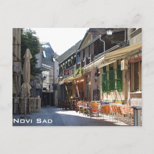 Novi Sad Postkarte (Vorderseite)