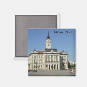 Novi Sad - Rathaus Magnet (Vorderseite/Rückseite)