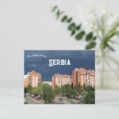 Novi Sad Serbien Postkarte (Stehend Vorderseite)