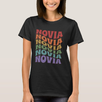 Novia Bride Spanish Latina Junggeselinnen-Abschied T-Shirt