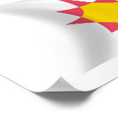Novial Flag Poster Print (Ecke)