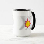 Novial Flag-Tasse Tasse (VorderseiteRechts)