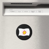Novial-Flagge-Magnet Magnet (In Situ (Geschirrspüler))