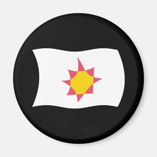 Novial-Flagge-Magnet Magnet (Vorne)
