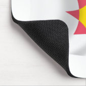 Novial-Flagge-Mauspad Mousepad (Ecke)