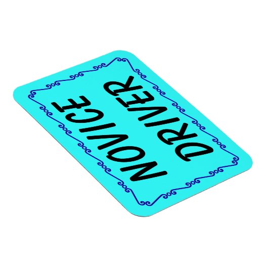 Novice Driver Magnet (Rechte Seite)