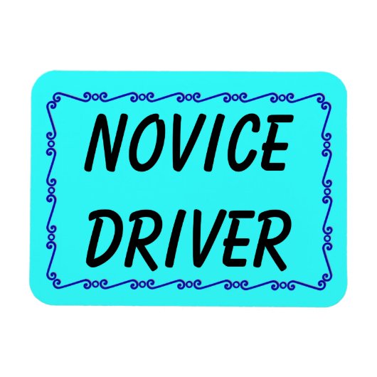 Novice Driver Magnet (Horizontal)