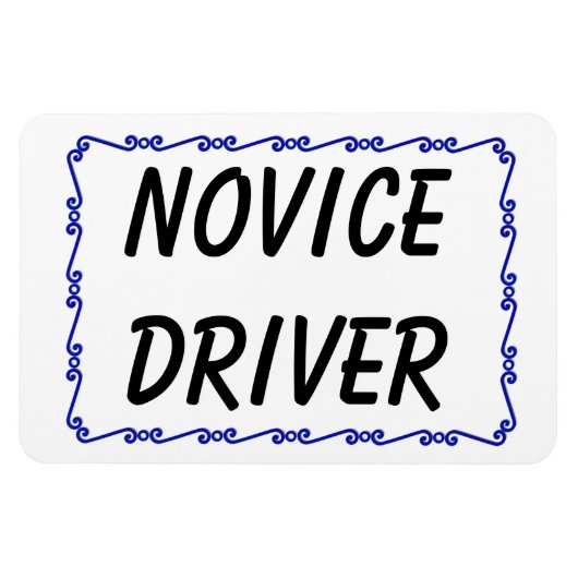 Novice Driver Magnet (Horizontal)