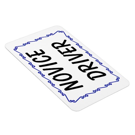 Novice Driver Magnet (Rechte Seite)