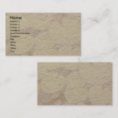 NOVINO - Büttenpapierblick 2 Visitenkarte (Vorne/Hinten)