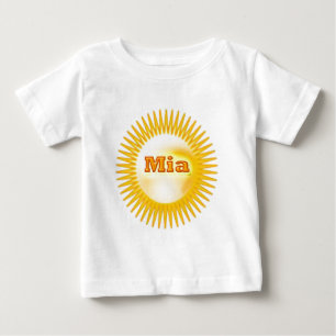 NOVINO Eleganter Text Baby T-shirt