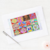 NOVINO ReikiHealing in KARUNA Reiki Symbols Rechteckiger Aufkleber (Umschlag)