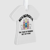 Novinophobie Flaschen Ornament (Vorderseite)