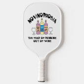 Novinophobie Flaschen Pickleball Schläger (Rückseite)