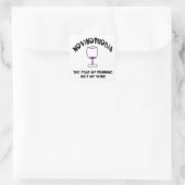 Novinophobie Quadratischer Aufkleber (Tasche)