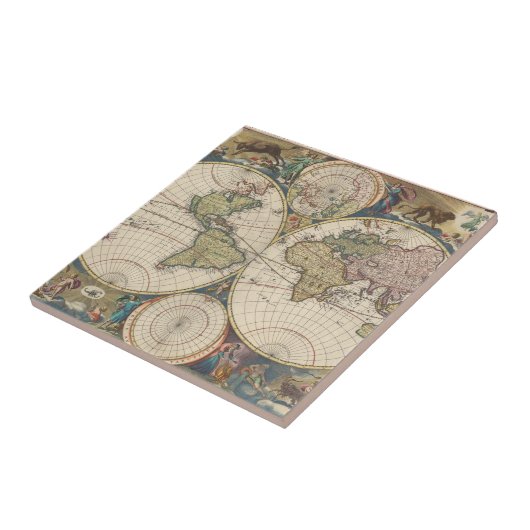 Novissima Totius Terrarum Orbis Tabula Fliese (Seite)