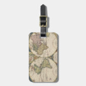 Novissima Totius Terrarum Orbis Tabula Gepäckanhänger (Vorderseite vertikal)