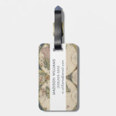 Novissima Totius Terrarum Orbis Tabula Gepäckanhänger (Rückseite vertikal)