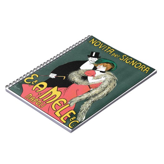 Novita Per Signora ~ E.A. Mele co. Notizblock (Linke Seite)