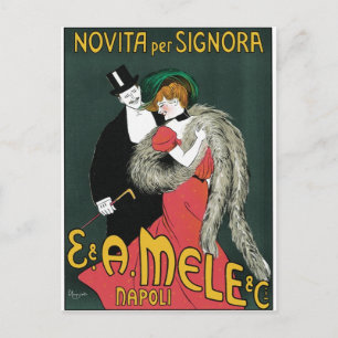 Novita per Signora von Leonetto Cappiello Postkarte