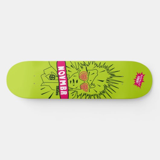 NOVMBR Sicko stick 8.5 Skateboard (Horizontal)