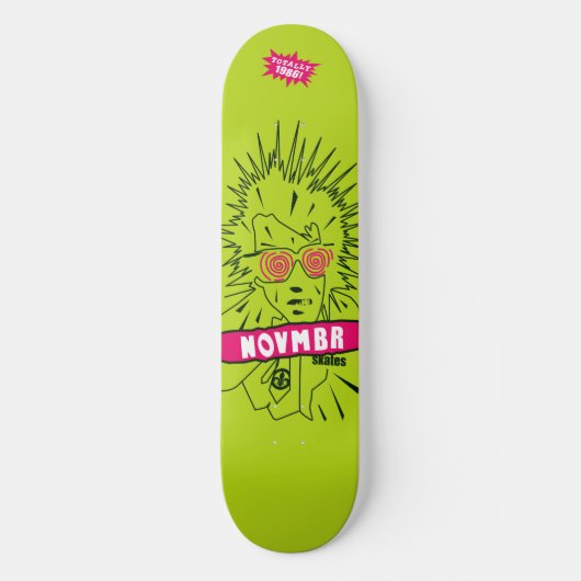 NOVMBR Sicko stick 8.5 Skateboard (Vorderseite)