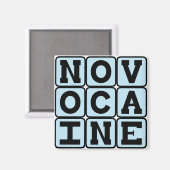 Novocain, Zahnnarkose Magnet (Vorderseite/Rückseite)