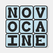 Novocain, Zahnnarkose Magnet (Vorne)