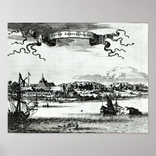 Novum Amsterdam, c.1667 Poster (Vorne)